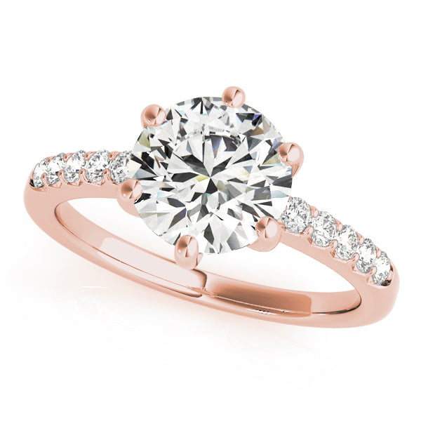 ENGAGEMENT RINGS SINGLE ROW PRONG SET