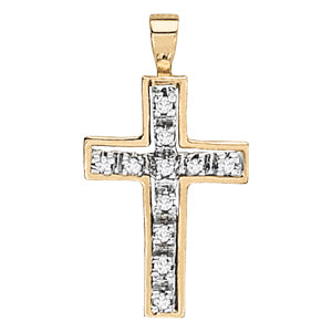 Crosses Pendants 1/6 CTTW 