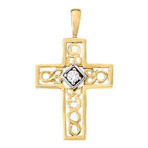 Crosses Pendants 1/20 CTTW 