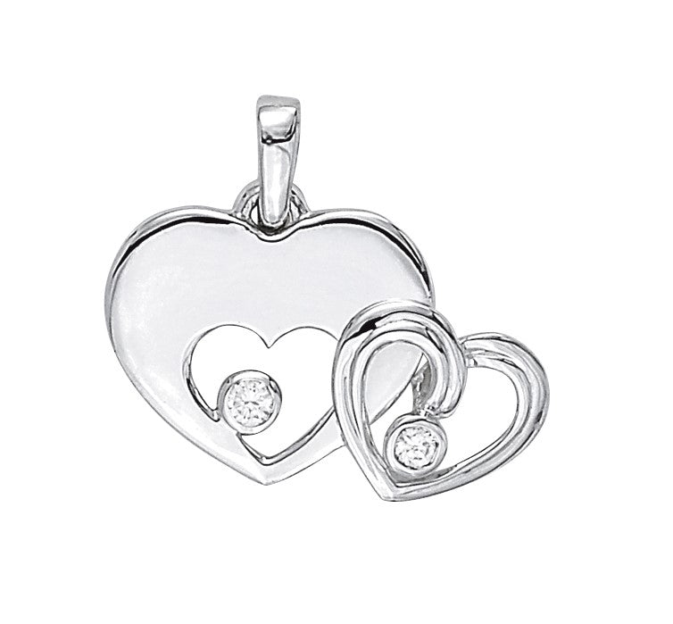 Heart Pendants 1/5 CTTW 