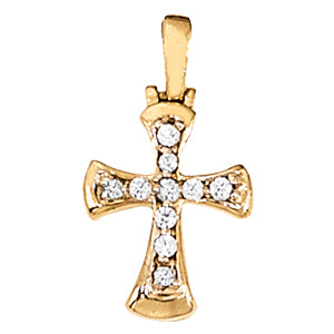 Crosses Pendants 1/4 CTTW 