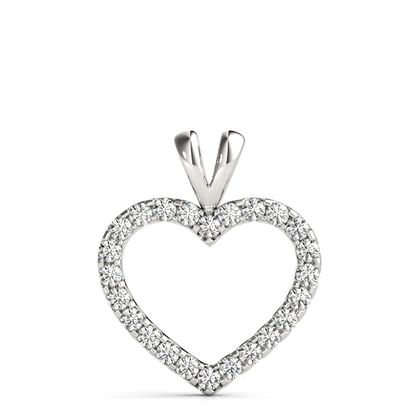 1 CT Heart Pendants 7/8 CTTW 