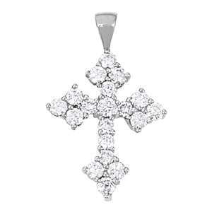 Crosses Pendants 1 7/8 CTTW 