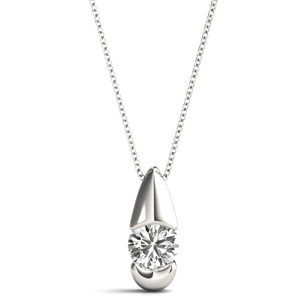 1/2 CT Solitaire Pendants N/A