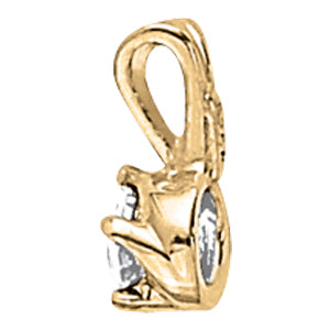 1/3 CT Solitaire Pendants N/A