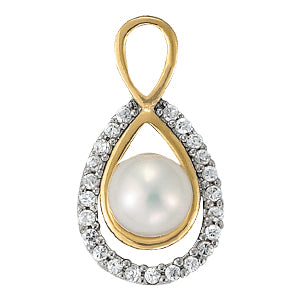 Pearl Pendants 1/5 CTTW 