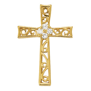 Crosses Pendants 1/8 CTTW 