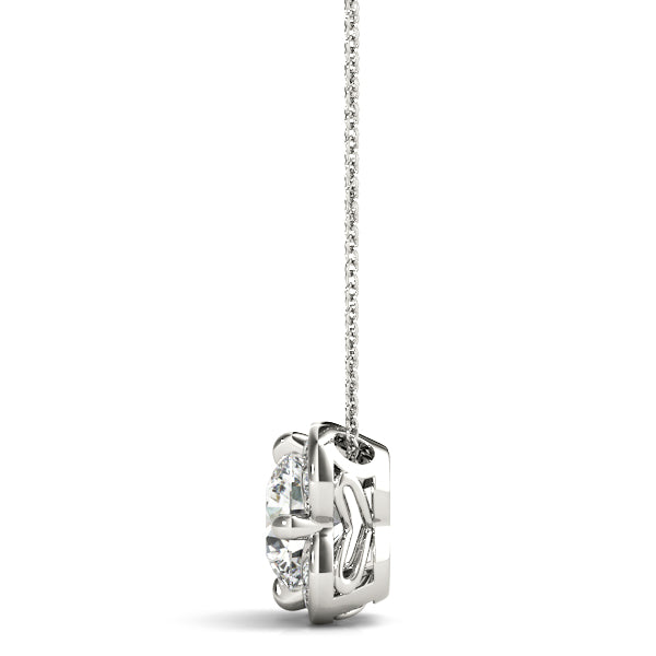 Halo Diamond Pendant