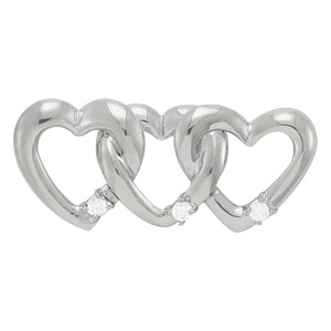 Love Knot Pendants 1/10 CTTW 