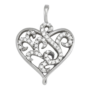 Heart Pendants 1/4 CTTW 