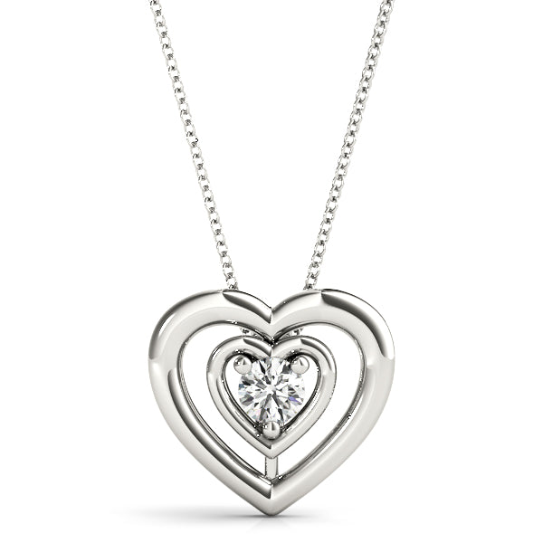 1/2 CT Solitaire Pendants N/A