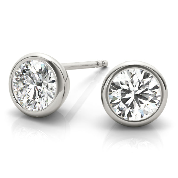 .07 CT Single stone Earrings