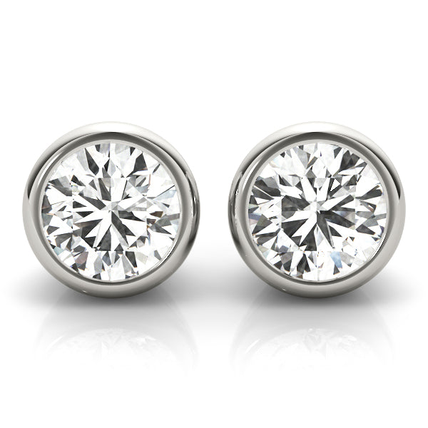 .07 CT Single stone Earrings