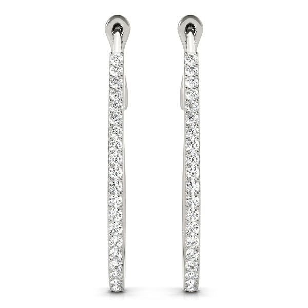 1/2 CT Hoop Earrings