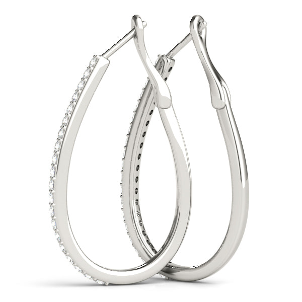 1/2 CT Hoop Earrings