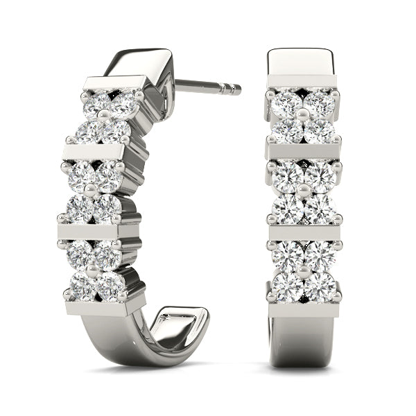 1/4 CT Hoop Earrings