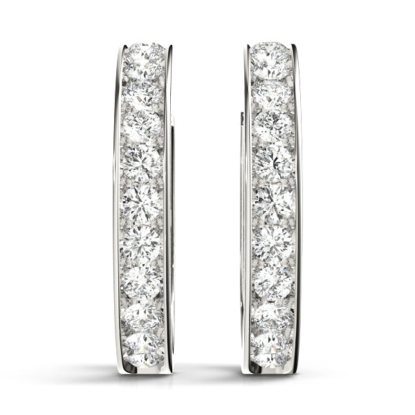 1 CT Hoop Earrings