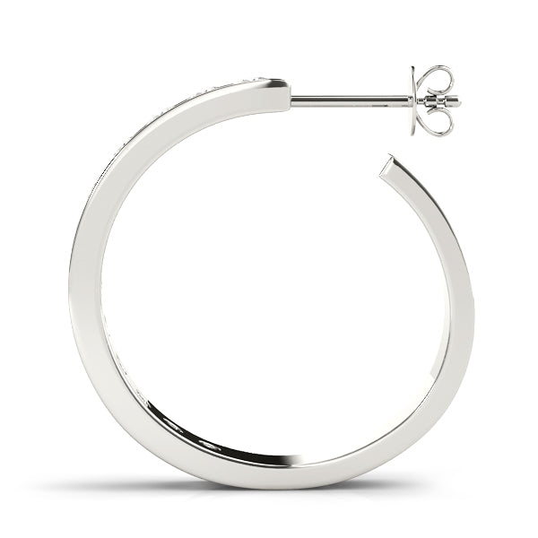 1 CT Hoop Earrings