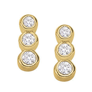 NA 3 stone  Earrings