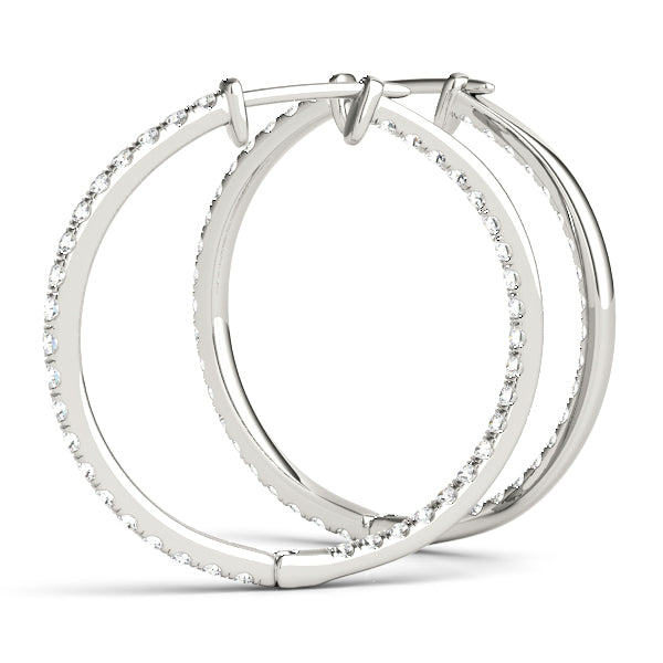 1/3 CT Hoop Earrings