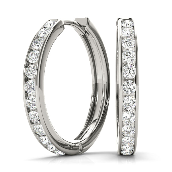 1/2 CT Hoop Earrings