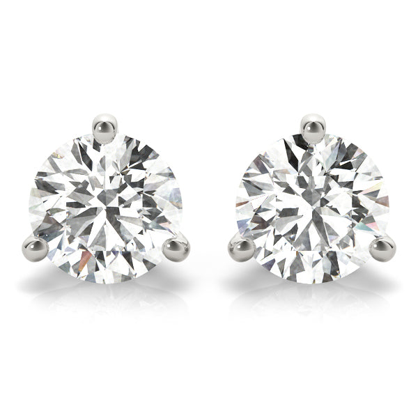 1/2 CT Single stone Earrings