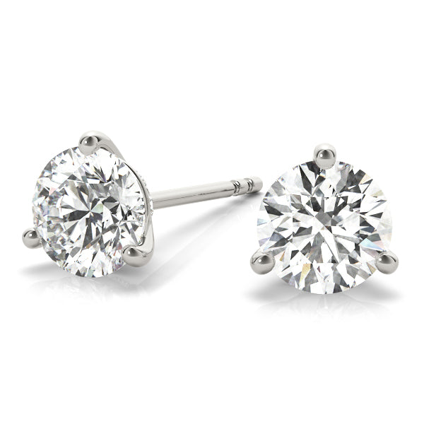 1/2 CT Single stone Earrings