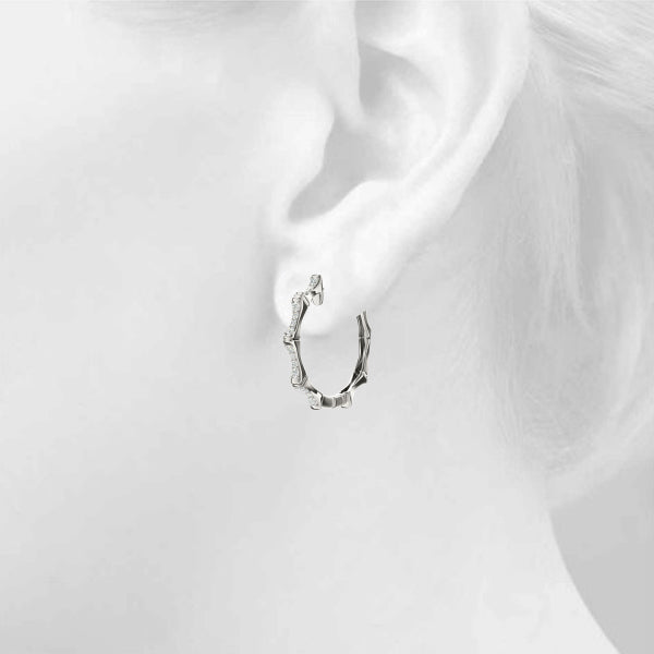 5/8 CT TW Per Pair Hoop Earrings