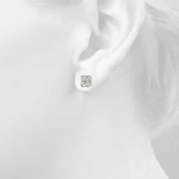 3/4 CT Stud Earrings