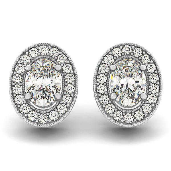 Halo Diamond Earring