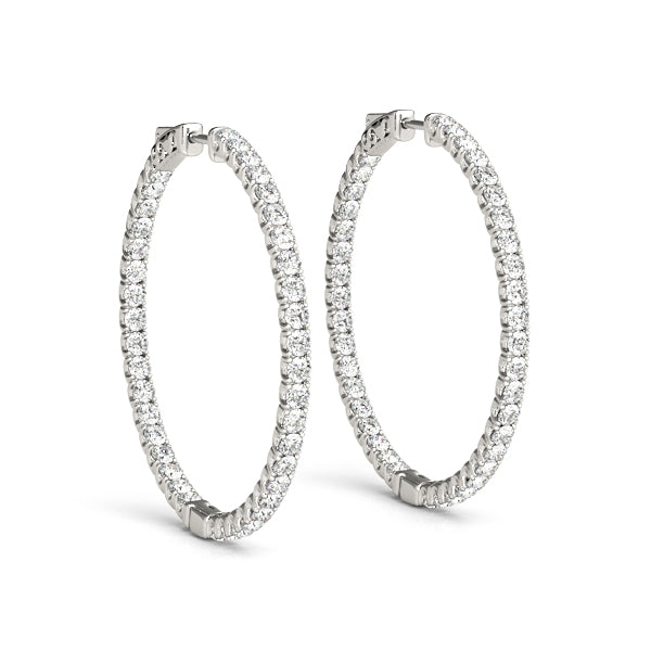 .10 CT Hoop Earrings