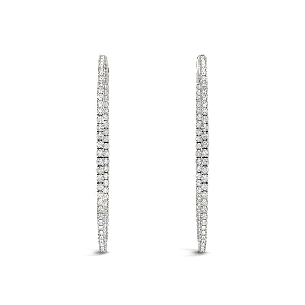 .03 CT Halo Earrings