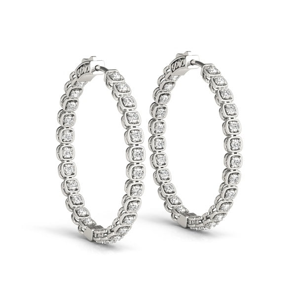 .10 CT Hoop Earrings