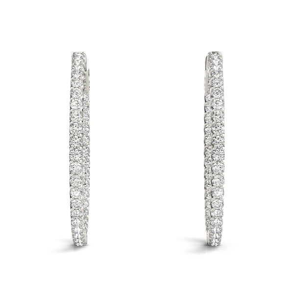 .02 CT Hoop Earrings