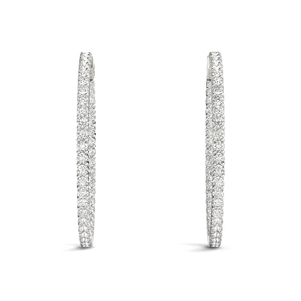 .35 CT Hoop Earrings