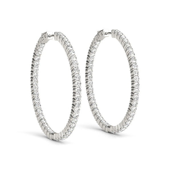 .35 CT Hoop Earrings