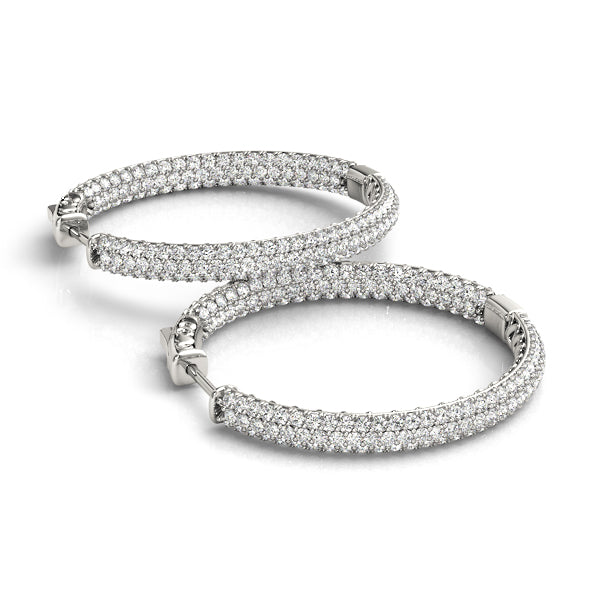 .025 CT Hoop Earrings