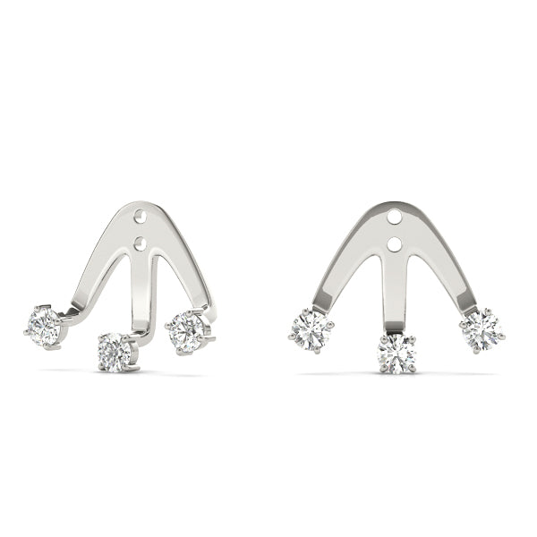 .04 CT Jackets Earrings