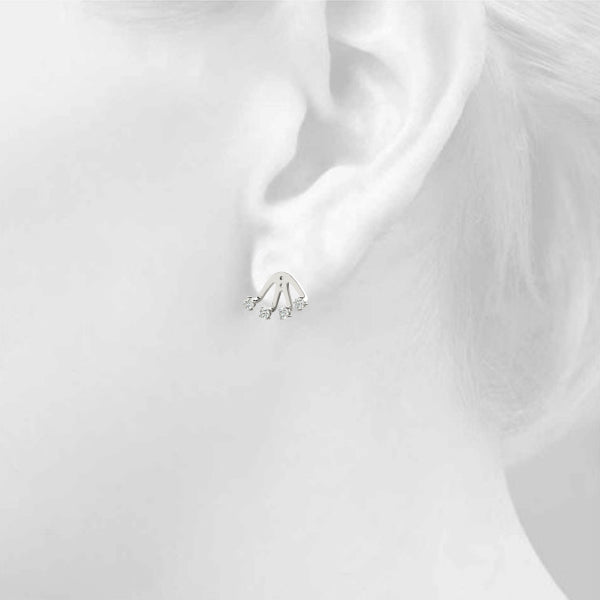 .05 CT Jackets Earrings