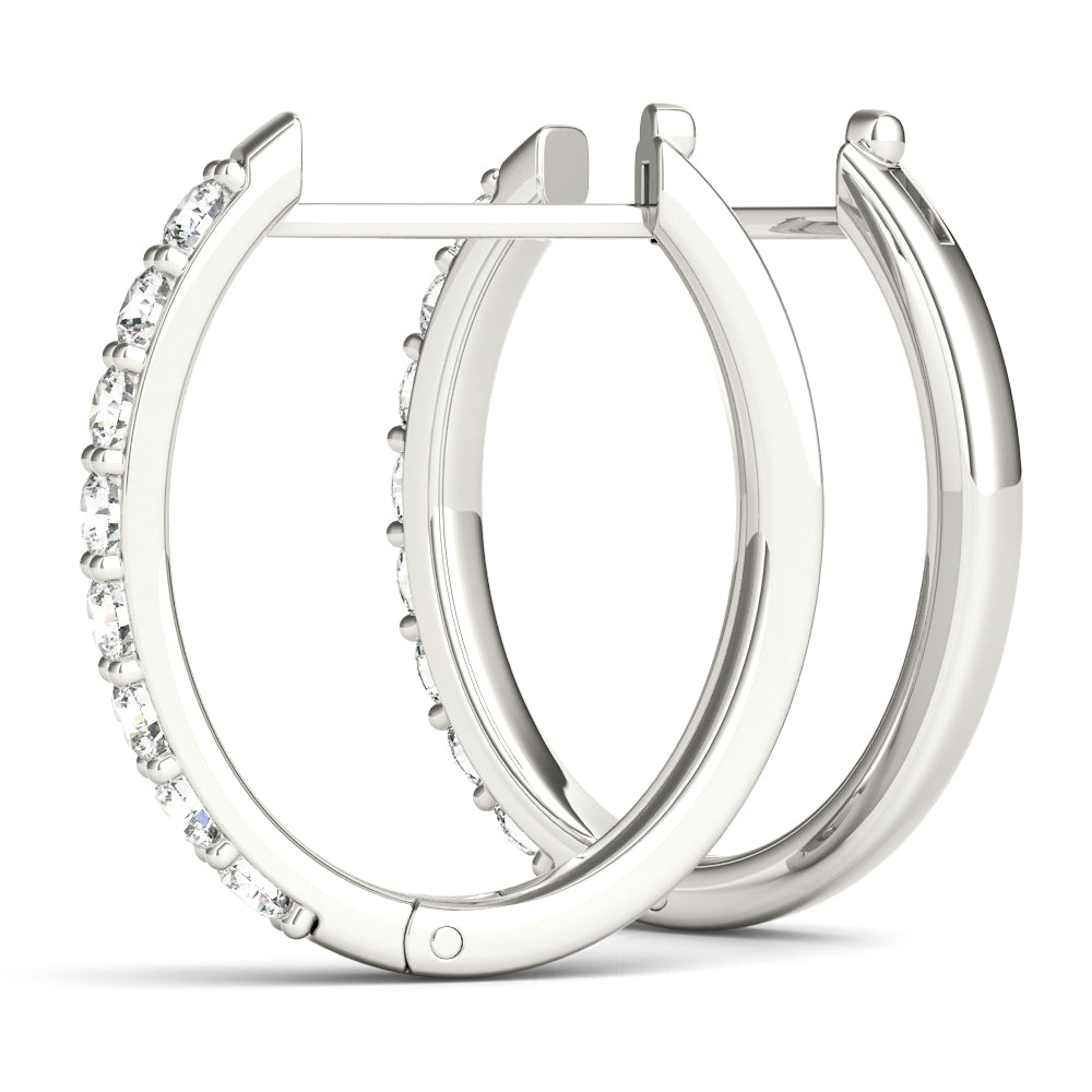 .015 CT Hoop Earrings