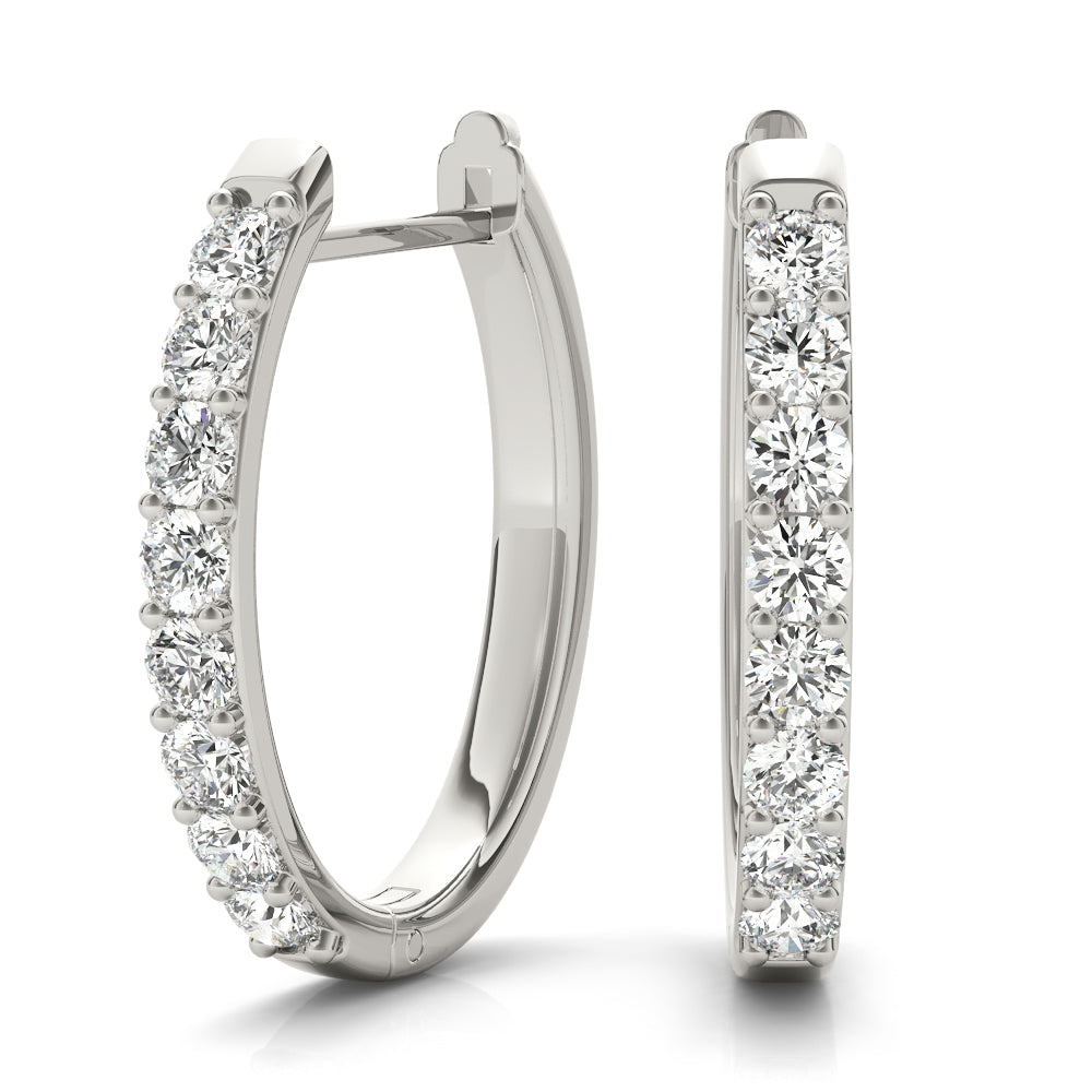 .015 CT Hoop Earrings