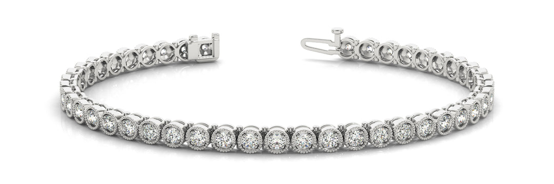 Bracelet In Line Prong Set 7/8 CTTW 