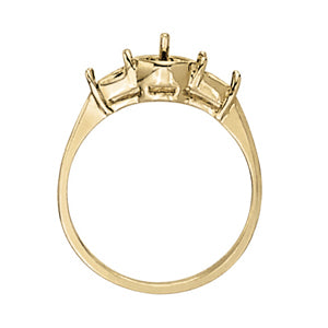 Three Stone Fashion Rings 3/8 CTTW