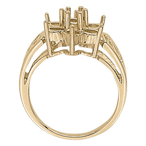 Cluster Fashion Rings 1 1/5 CTTW
