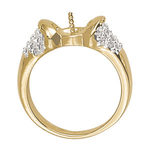 Single Stone Fashion Rings 3/8 CTTW
