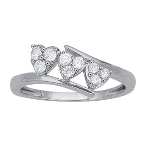 Freeform/Bypass Fashion Rings 1/3 CTTW 
