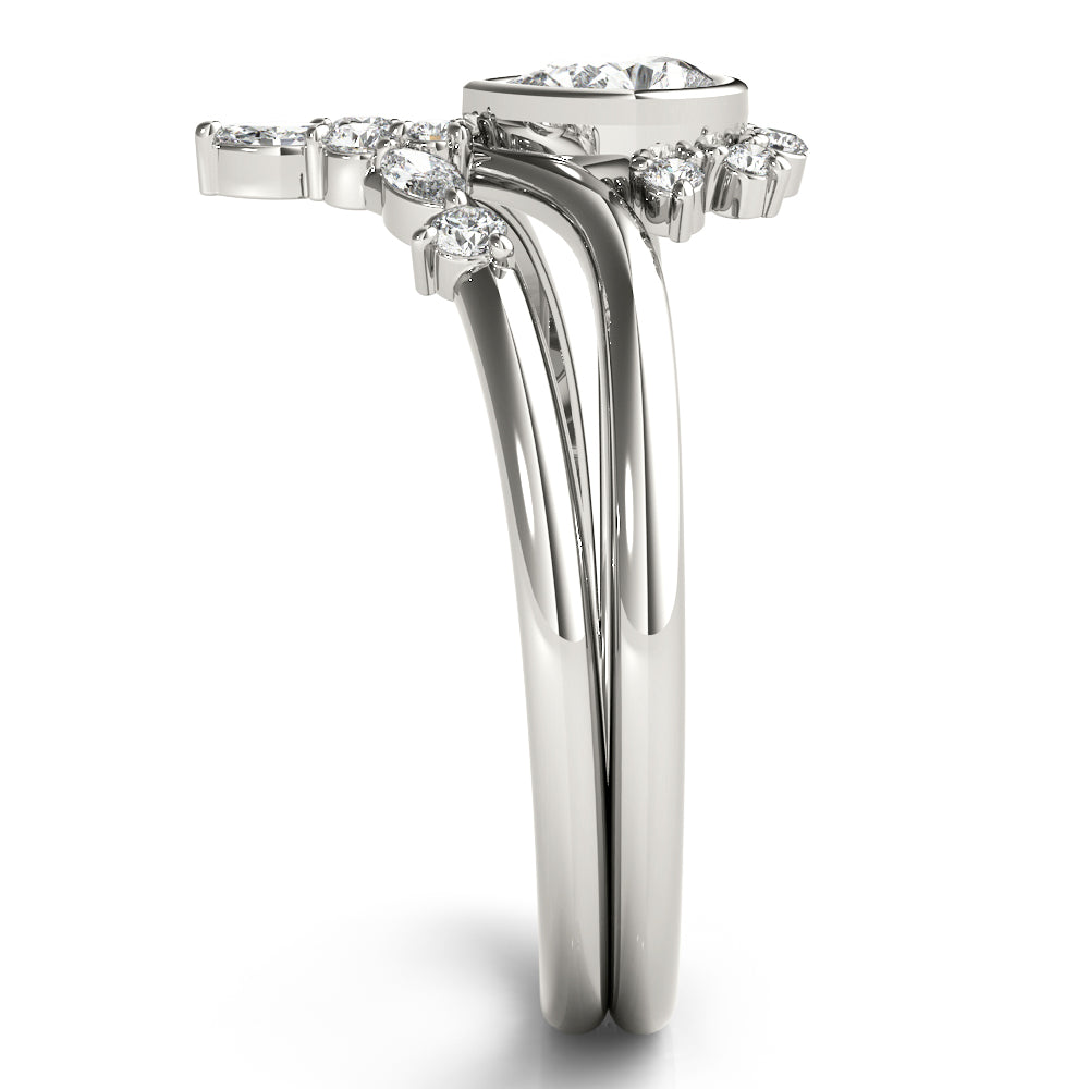 Double Row Fashion Rings 1/5 CTTW