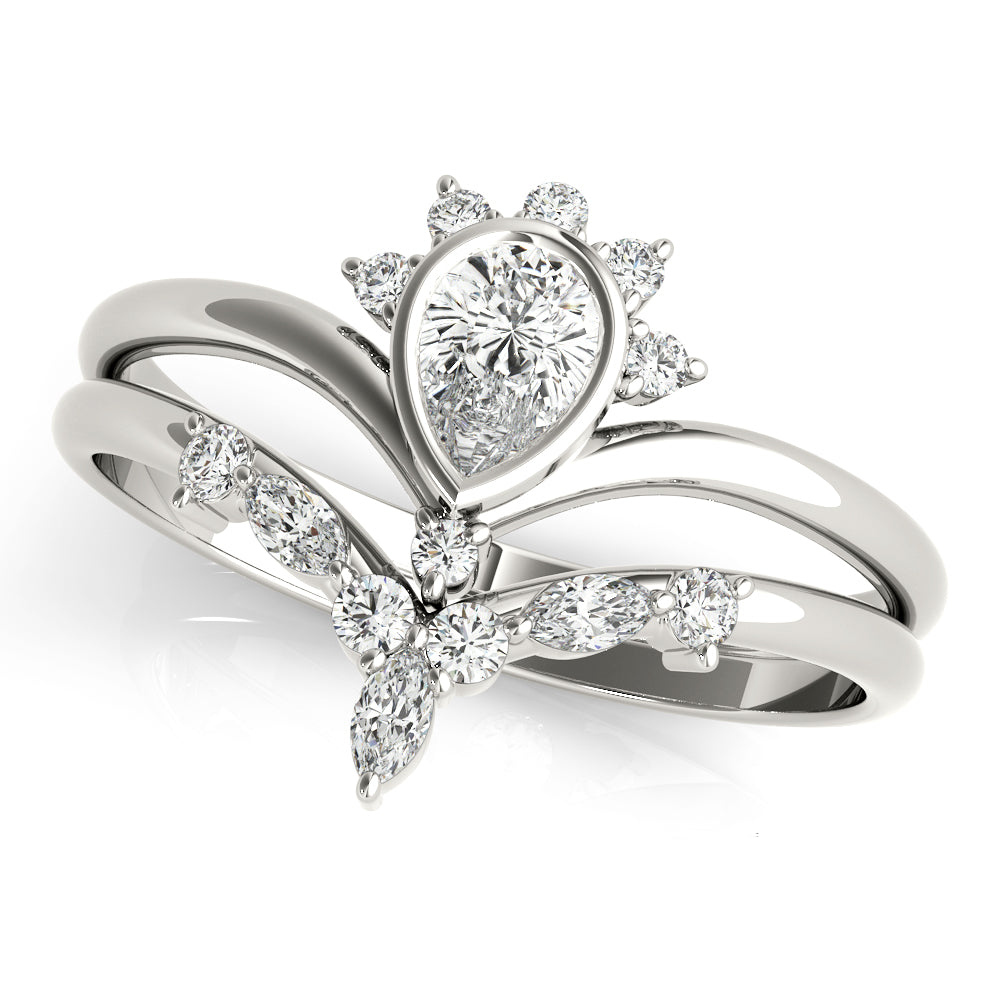 Double Row Fashion Rings 1/5 CTTW 