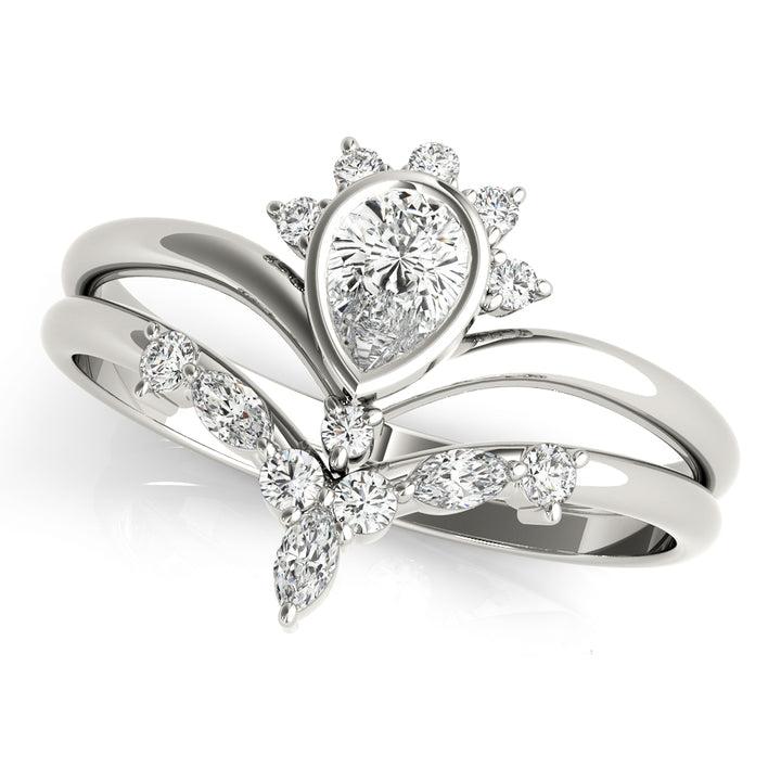 Double Row Fashion Rings 1/5 CTTW 