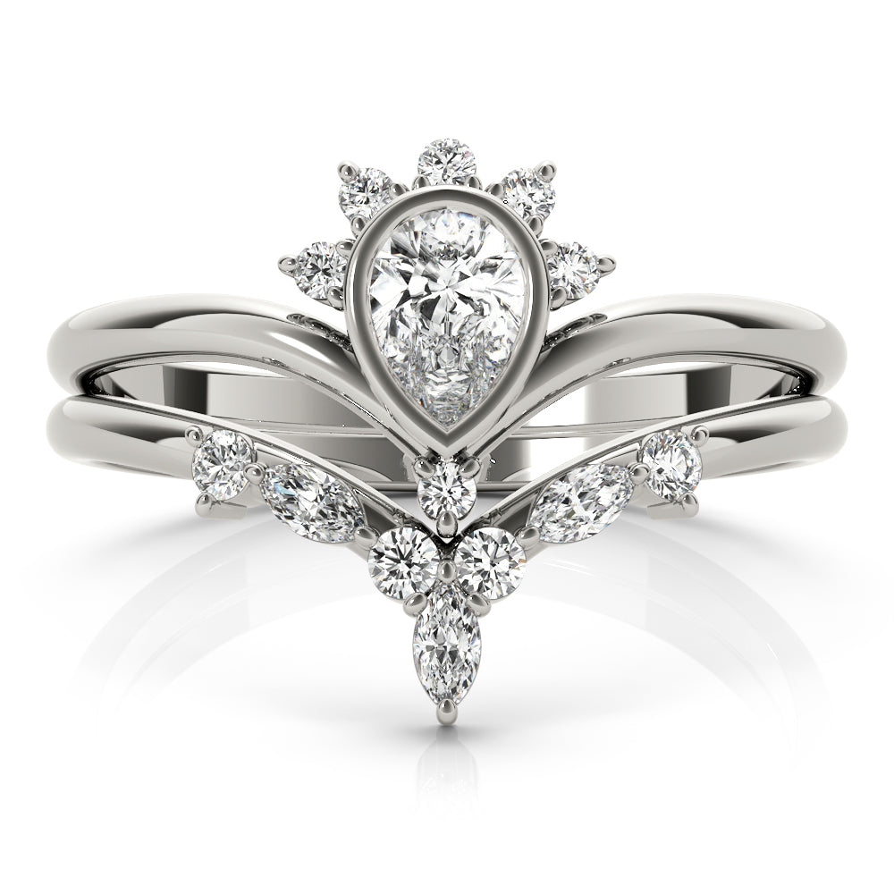 Double Row Fashion Rings 1/5 CTTW